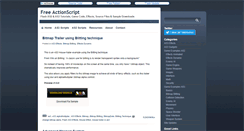 Desktop Screenshot of freeactionscript.com